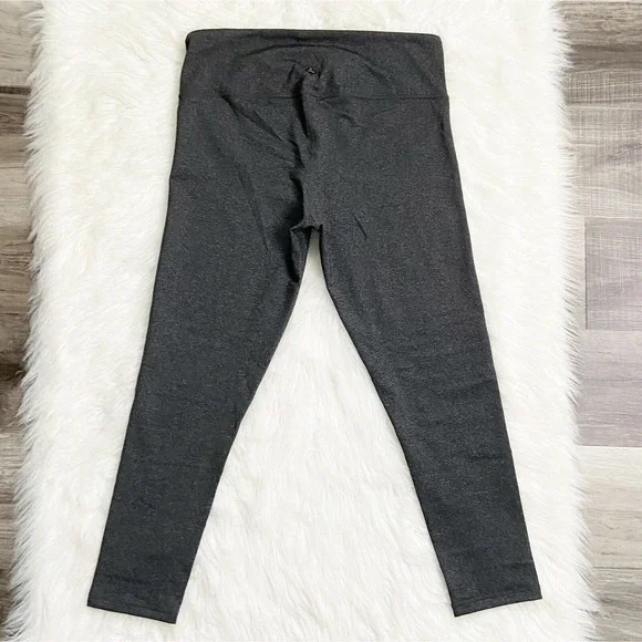 Prana Leggings Pillar 7/8 Charcoal Heather Yoga Pants 1X XL - Picture 9 of 10